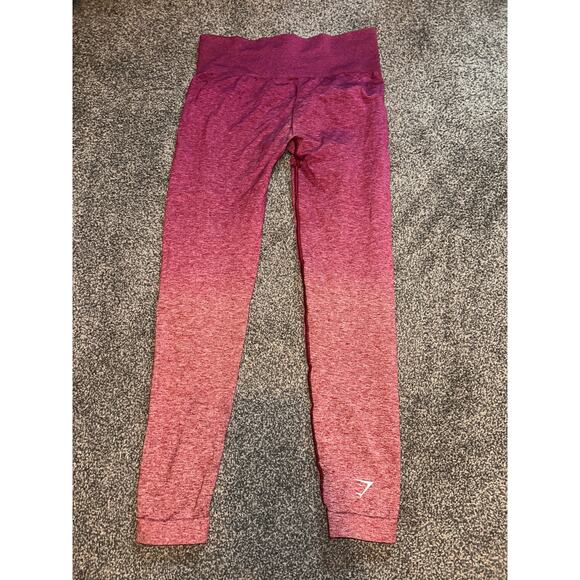 Gymshark M Adapt Burgundy (Dark Red)
Ombre Seamless Leggings - Picture 1 of 3